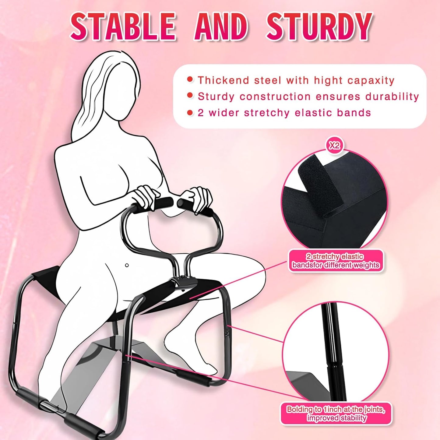 MountDeep Multifunctional Sex Chair with Handrails - Vixen | Nova Network