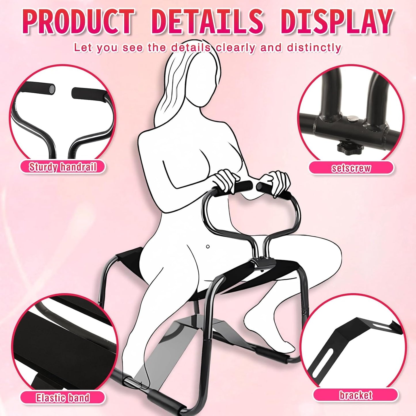 MountDeep Multifunctional Sex Chair with Handrails - Vixen | Nova Network