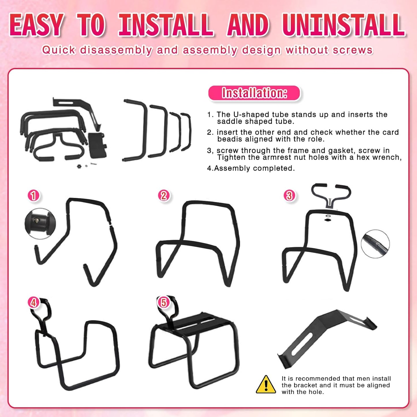 MountDeep Multifunctional Sex Chair with Handrails - Vixen | Nova Network