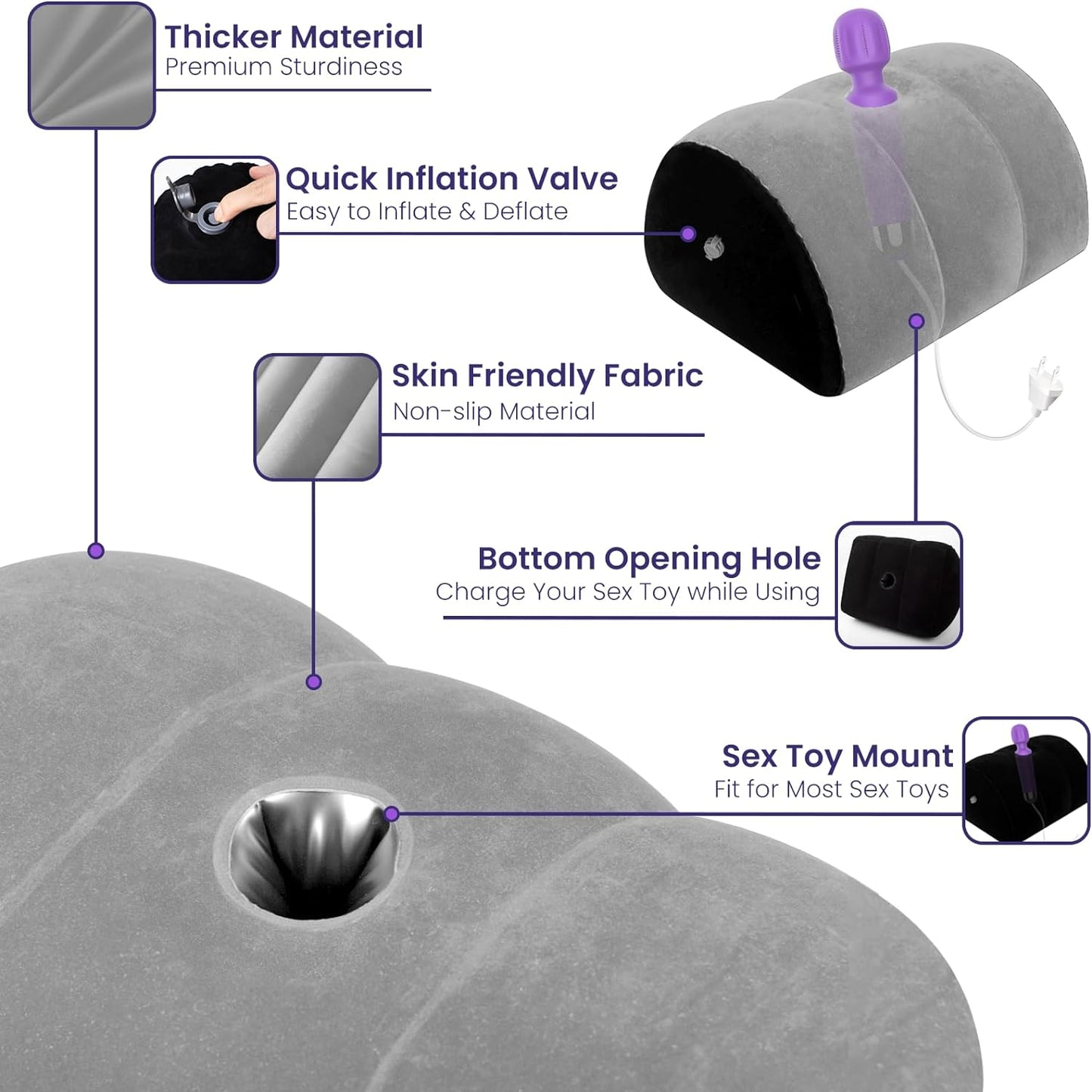 MountMate Dildo Mount Sex Pillow - Vixen | Nova Network