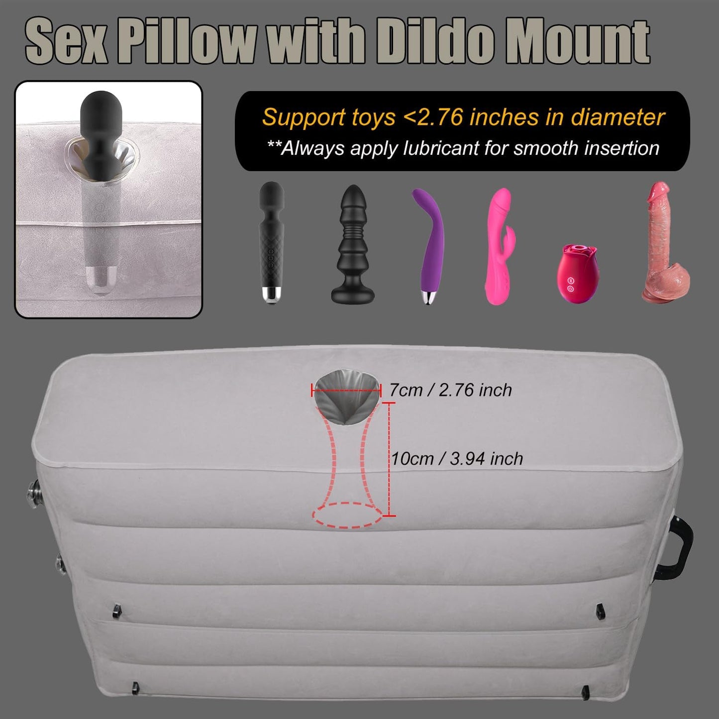MountMate Inflatable Dildo Mount Chair - Vixen | Nova Network