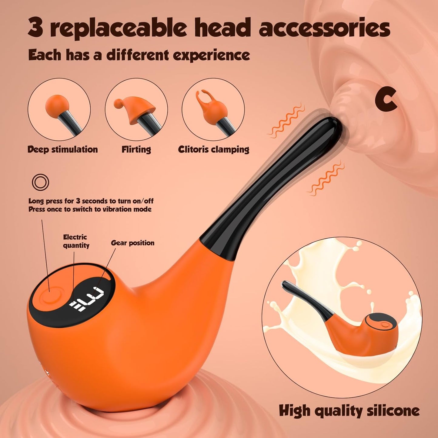 MystiVibe Taichi Pipe Clit & G - Spot Vibrator - Vixen | Nova Network