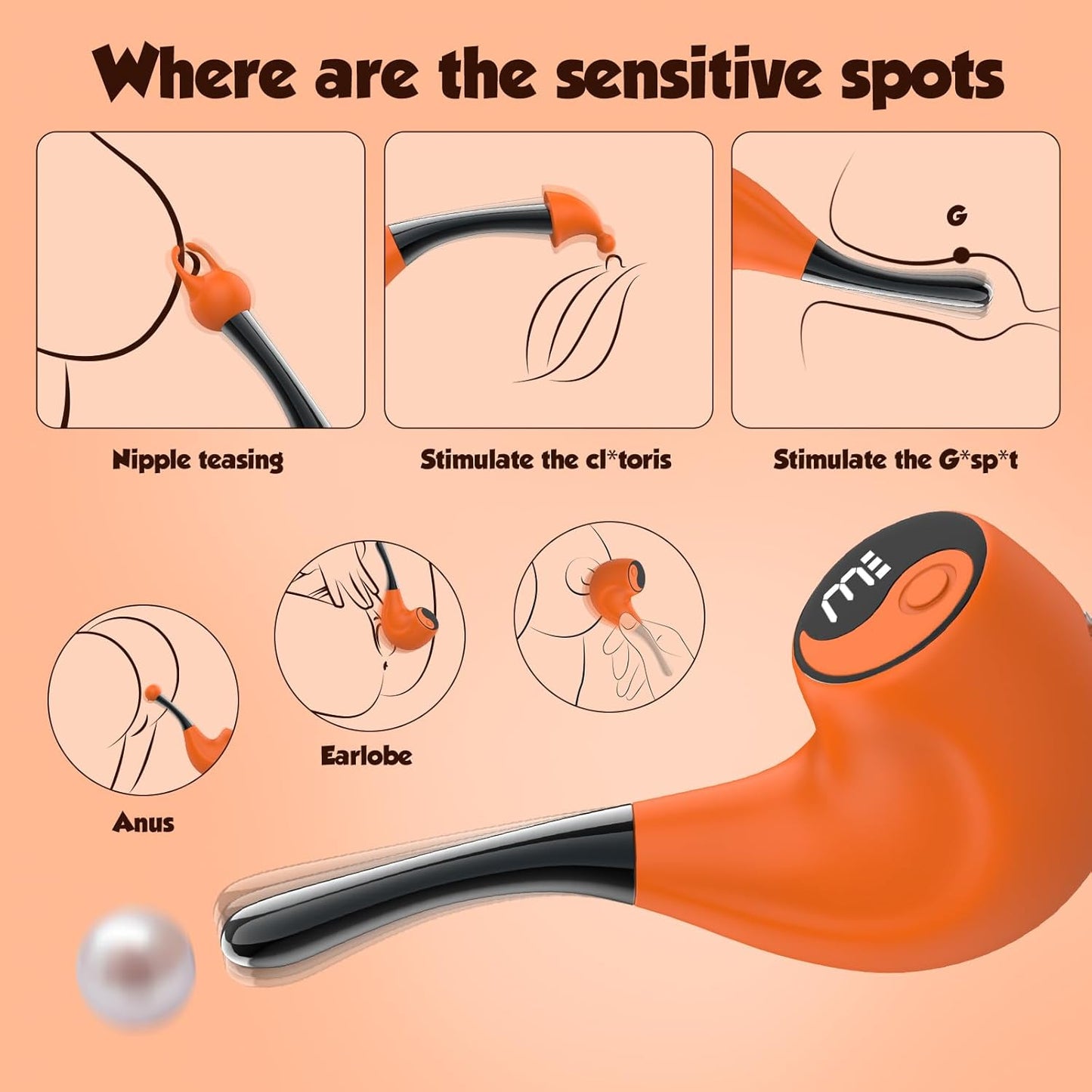 MystiVibe Taichi Pipe Clit & G - Spot Vibrator - Vixen | Nova Network