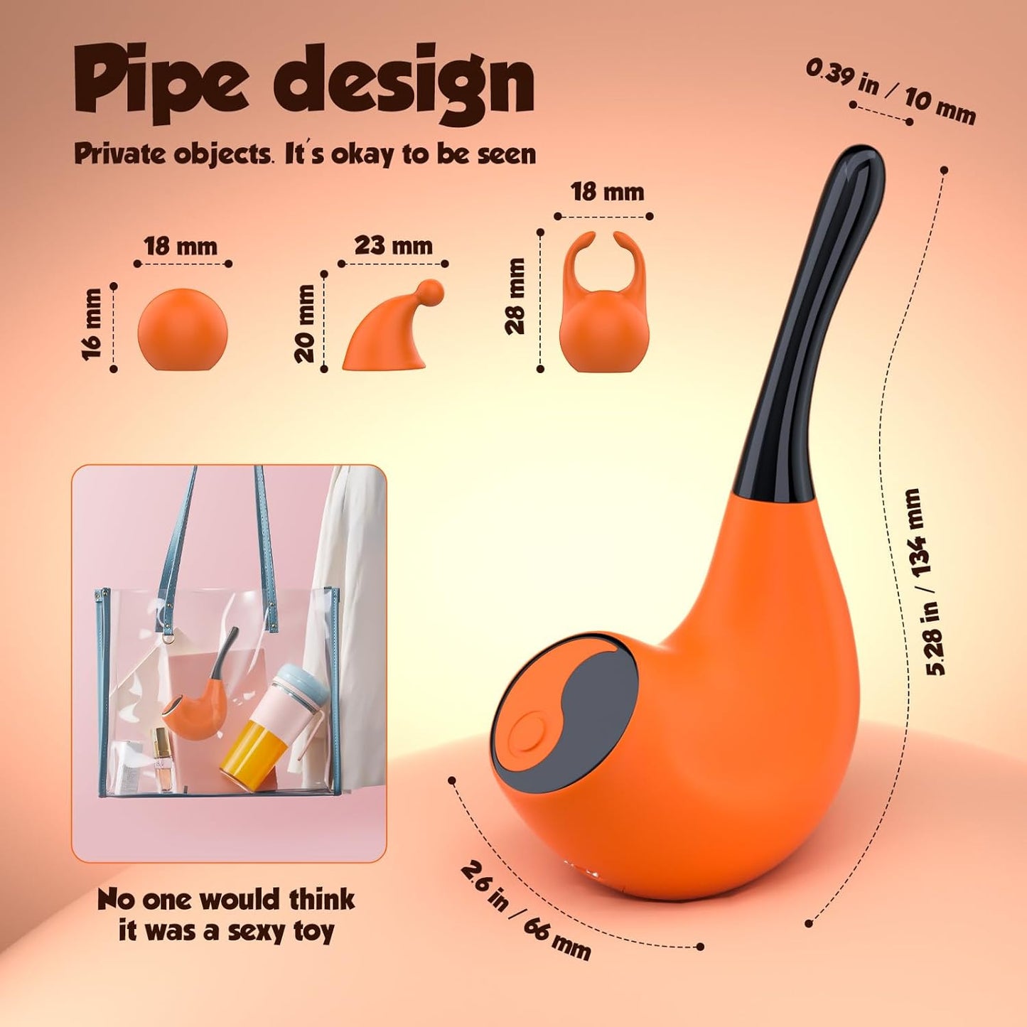 MystiVibe Taichi Pipe Clit & G - Spot Vibrator - Vixen | Nova Network
