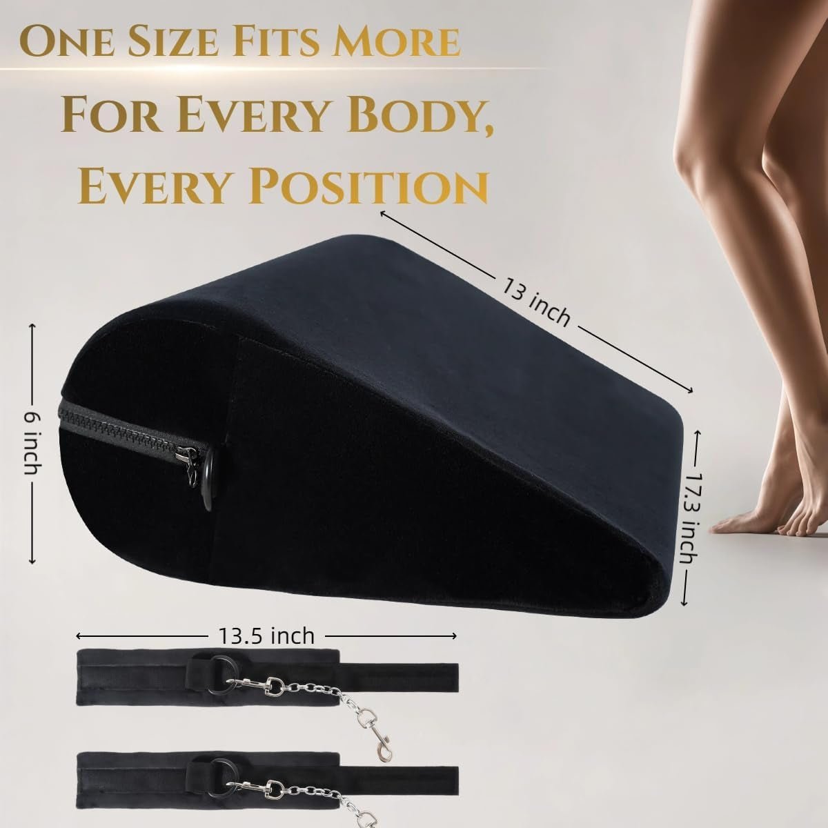 NightArch Sex Position Pillow & Cuffs | BDSM - Vixen Adult Playroom