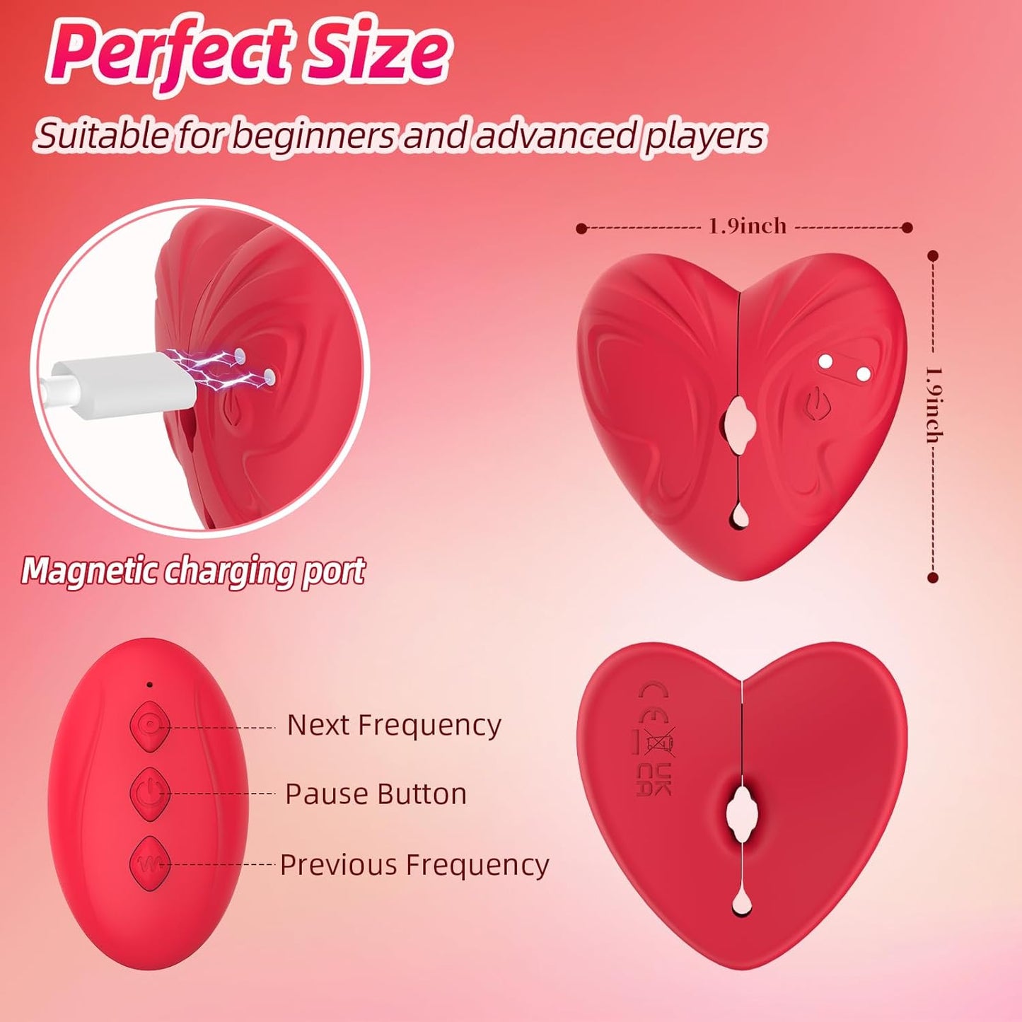 NipFlare Vibrating Butterfly Clamps - Vixen | Nova Network