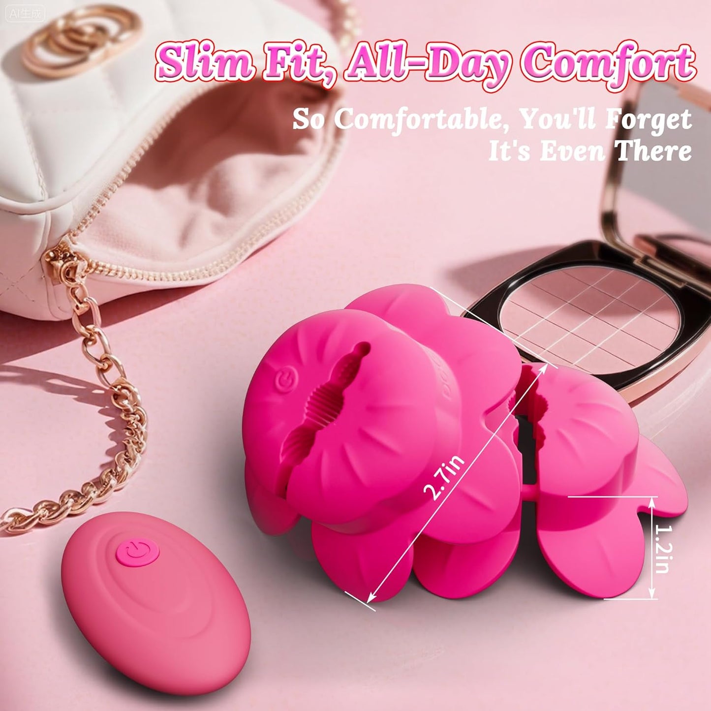 NipPetal Remote Vibrating Nipple Clamps - Vixen | Nova Network