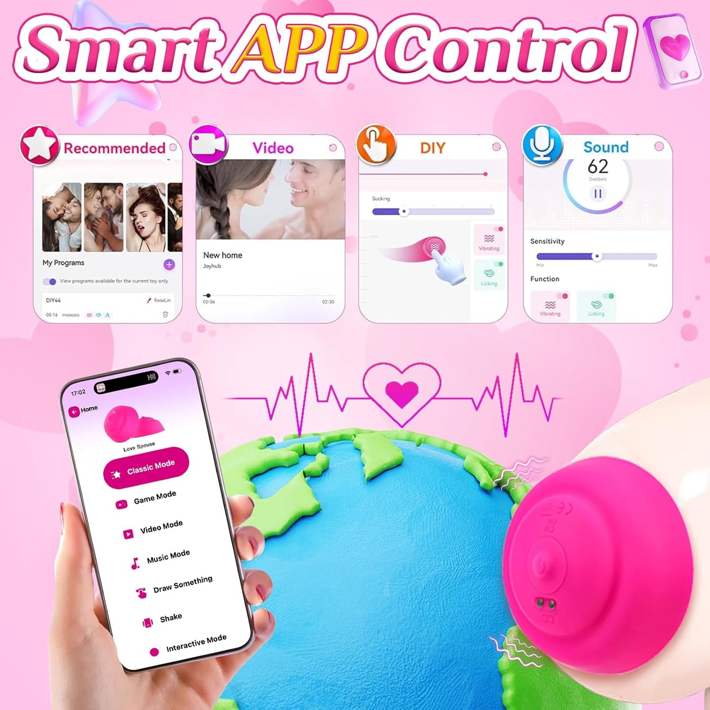 NipPulse Deep Stimulation Nipple Vibrators - Vixen | Nova Network