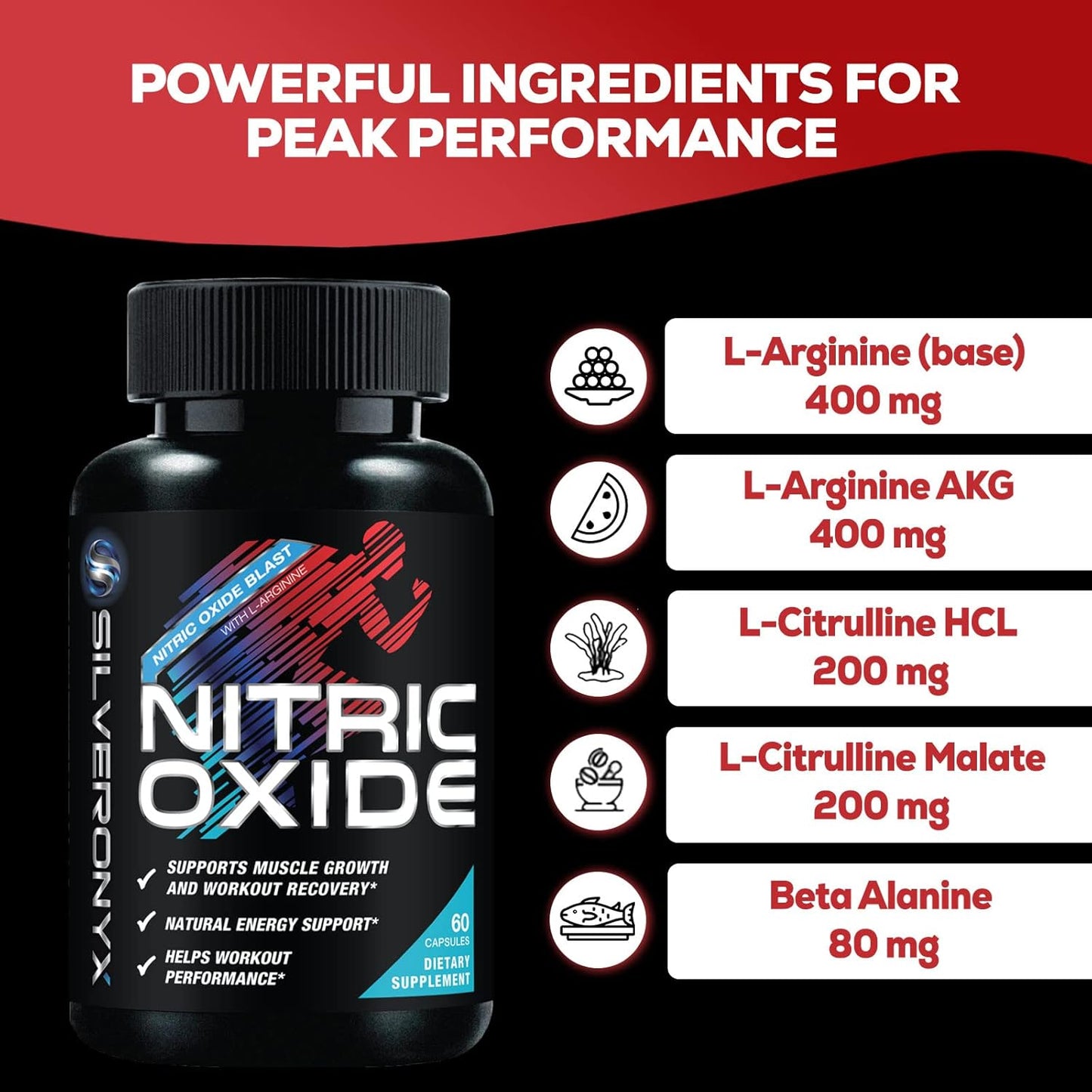 Nitric Oxide Supplement for Men – Energy & Blood Flow Boost - Vixen | Nova Network