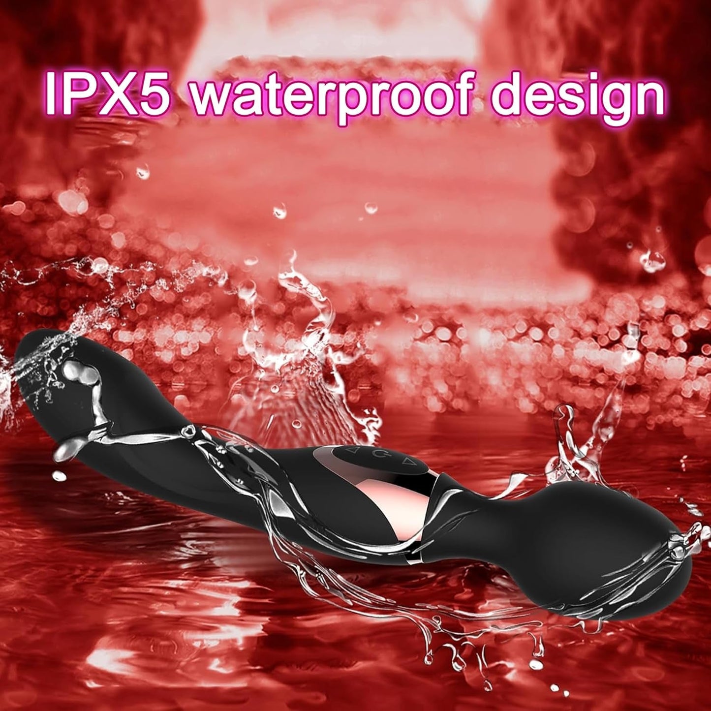 NoirDuo Black Dual Motor Sex Wand - Vixen | Nova Network