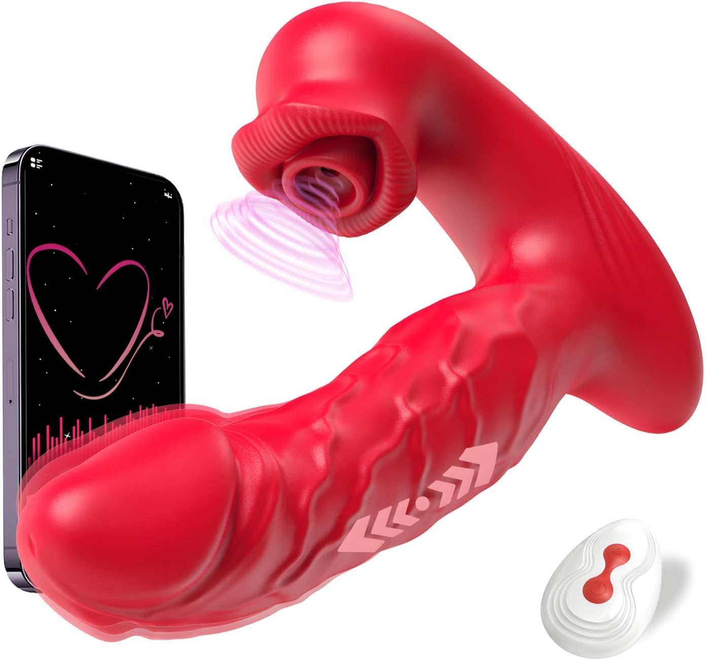 NoirWhisper Thrust & Suck Wearable Vibrator - Vixen | Nova Network