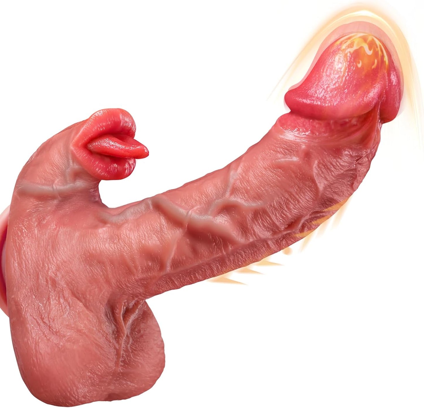 NovaRider Licking Dildo – 5 - in - 1 Thrusting Vibrator - Vixen | Nova Network