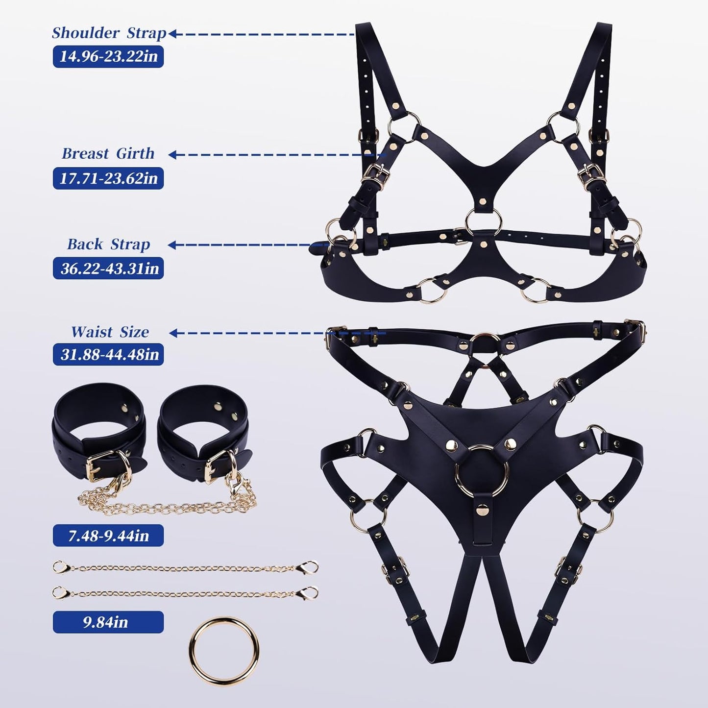 ObeyBra BDSM Breast Restraint Strap - On Harness Set - Vixen | Nova Network