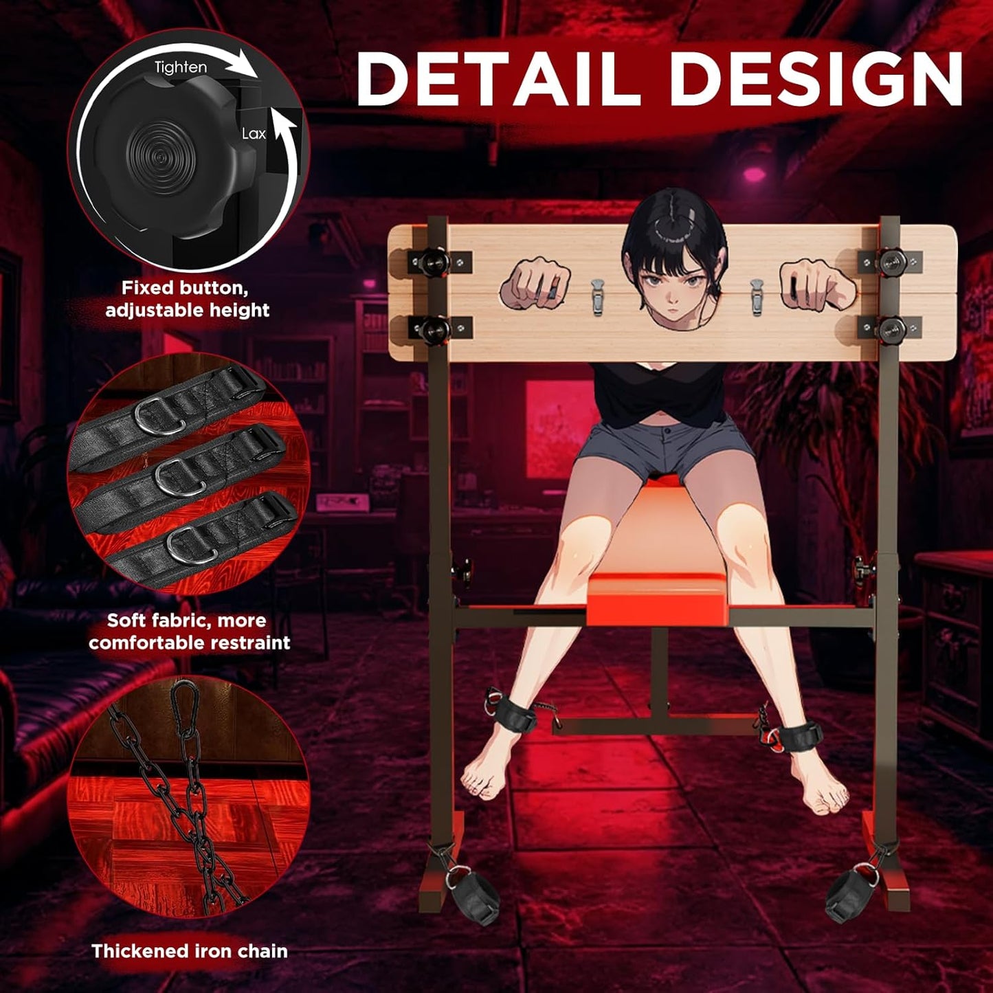 ObeyFrame Ultimate BDSM Bondage Restraints Sex Bench - Vixen | Nova Network