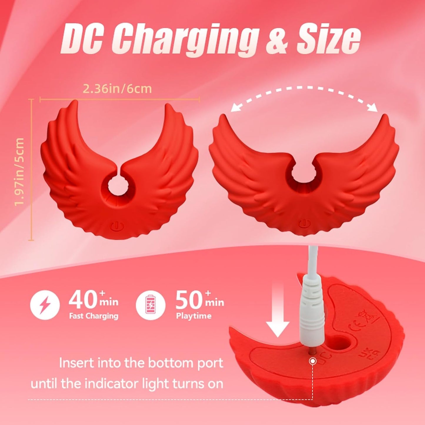 ObeyWings Vibrating Nipple Teasers - Vixen | Nova Network