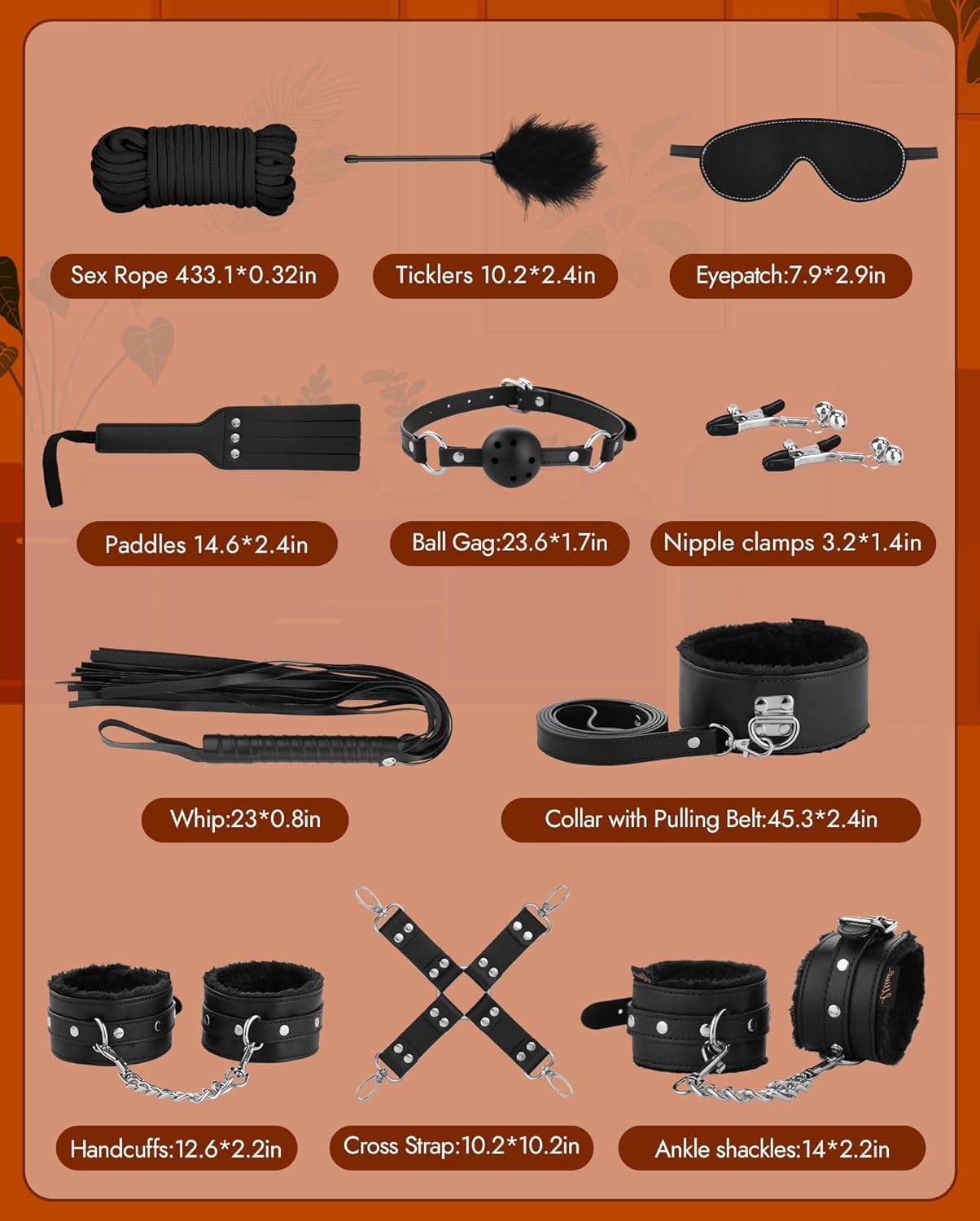 ObsidianBond 11 - Piece Bondage Set - Vixen | Nova Network