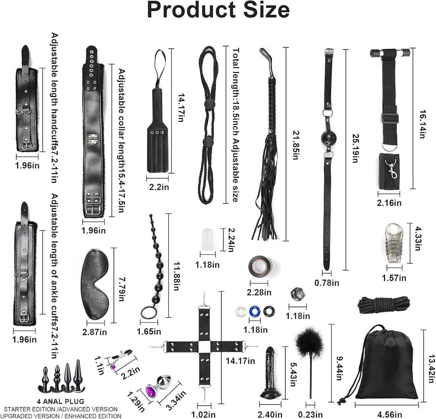 ObsidianX 36 - Piece Ultimate BDSM Kit - Vixen | Nova Network