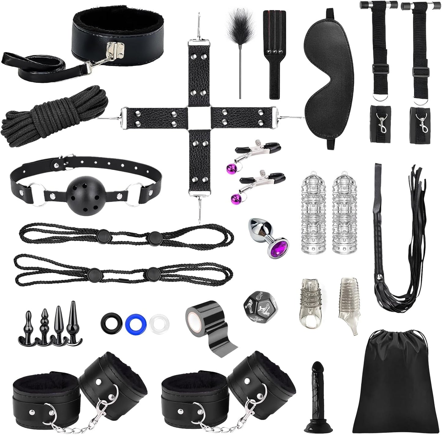 ObsidianX 36 - Piece Ultimate BDSM Kit - Vixen | Nova Network