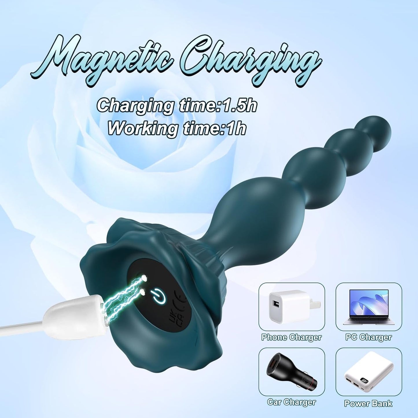 OceanKiss Prostate Massager Vibrator with 9 Modes - Vixen | Nova Network
