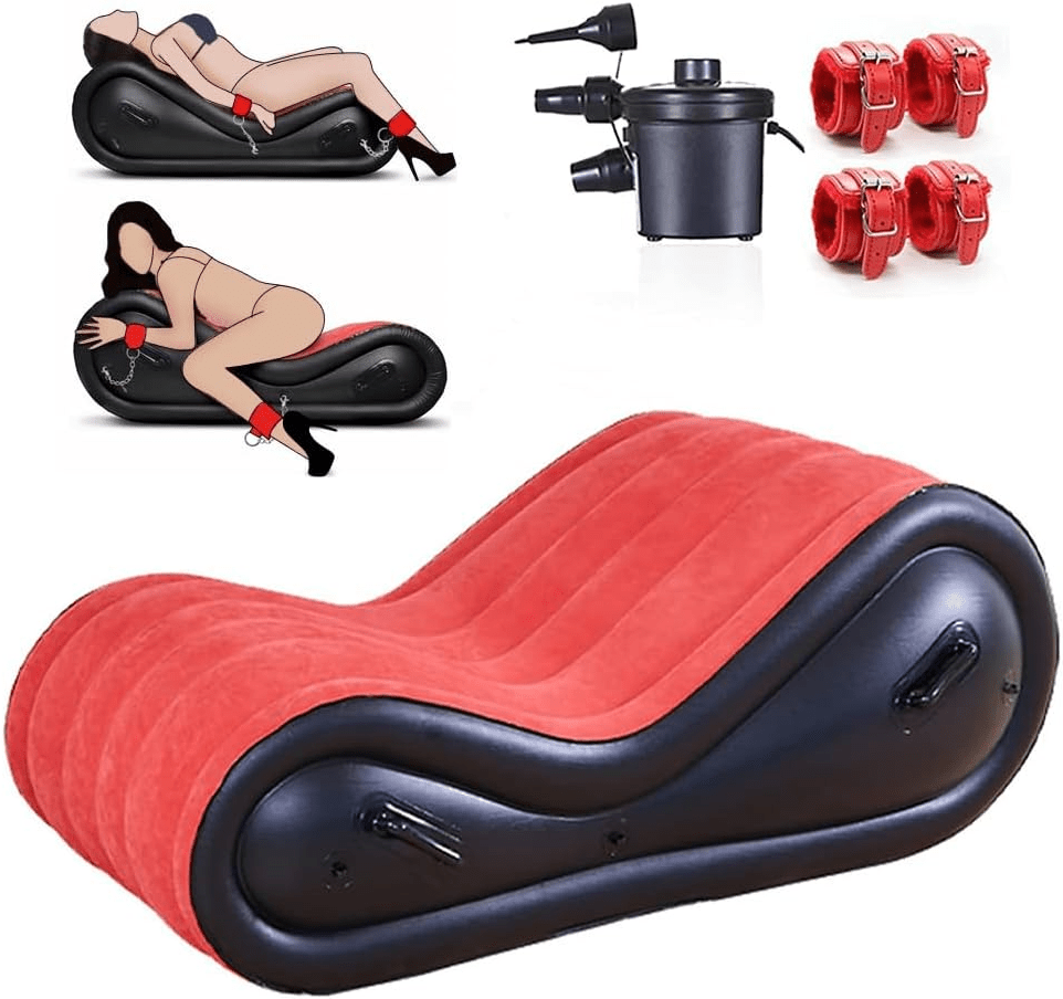 OnyxBond Inflatable Sex Sofa with Cuffs - Vixen | Nova Network