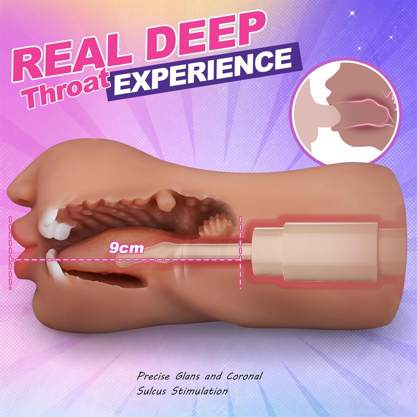 OralObsession Deep Throat Vibrating BJ Stroker - Vixen | Nova Network