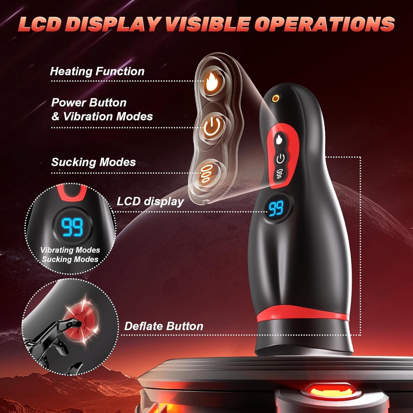OralSync Heated Stroker Pro - Vixen | Nova Network