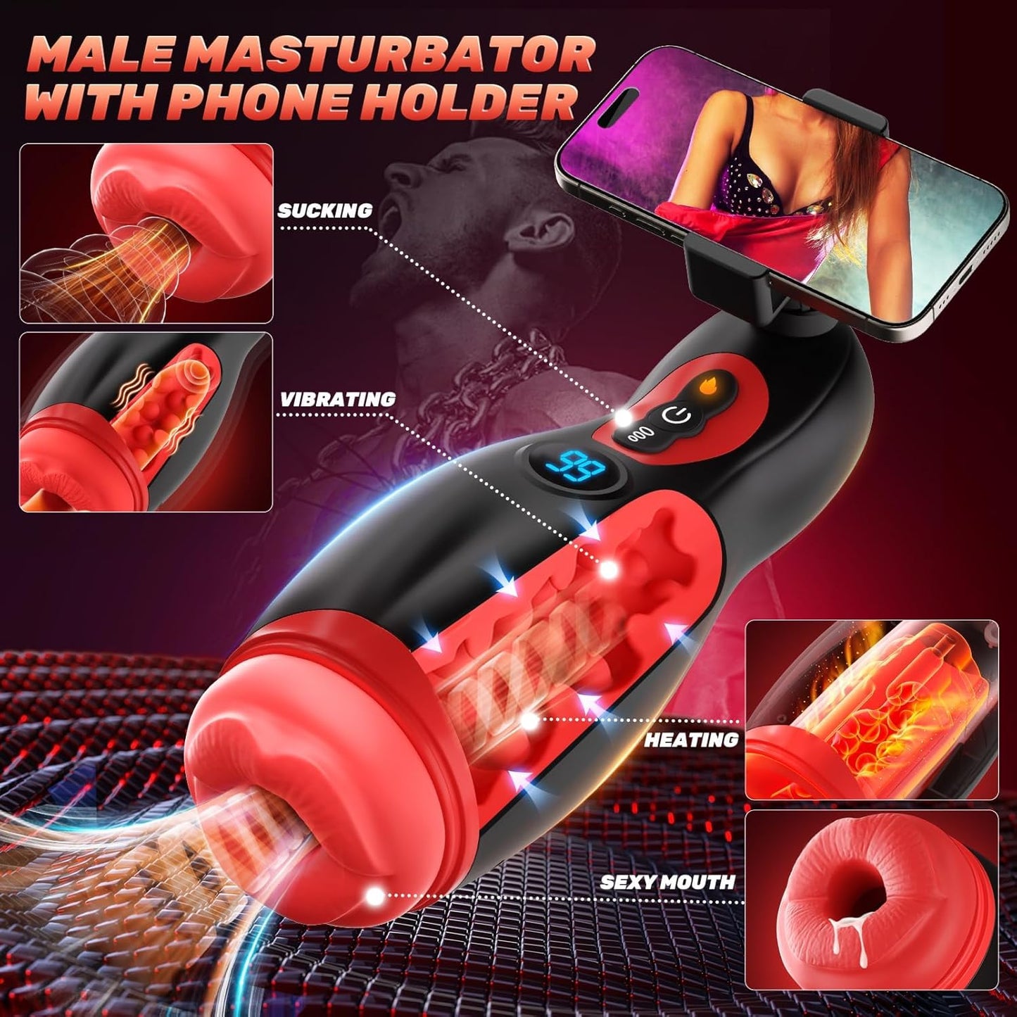 OralSync Heated Stroker Pro - Vixen | Nova Network