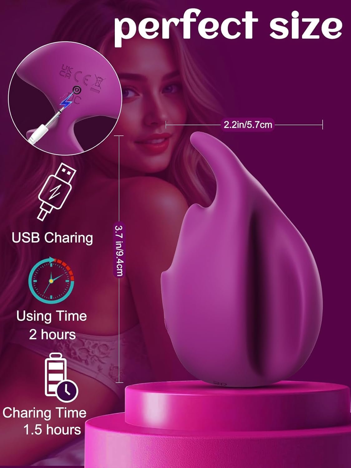 PeachPalm Multi - Zone Precision Finger Vibrator - Vixen | Nova Network