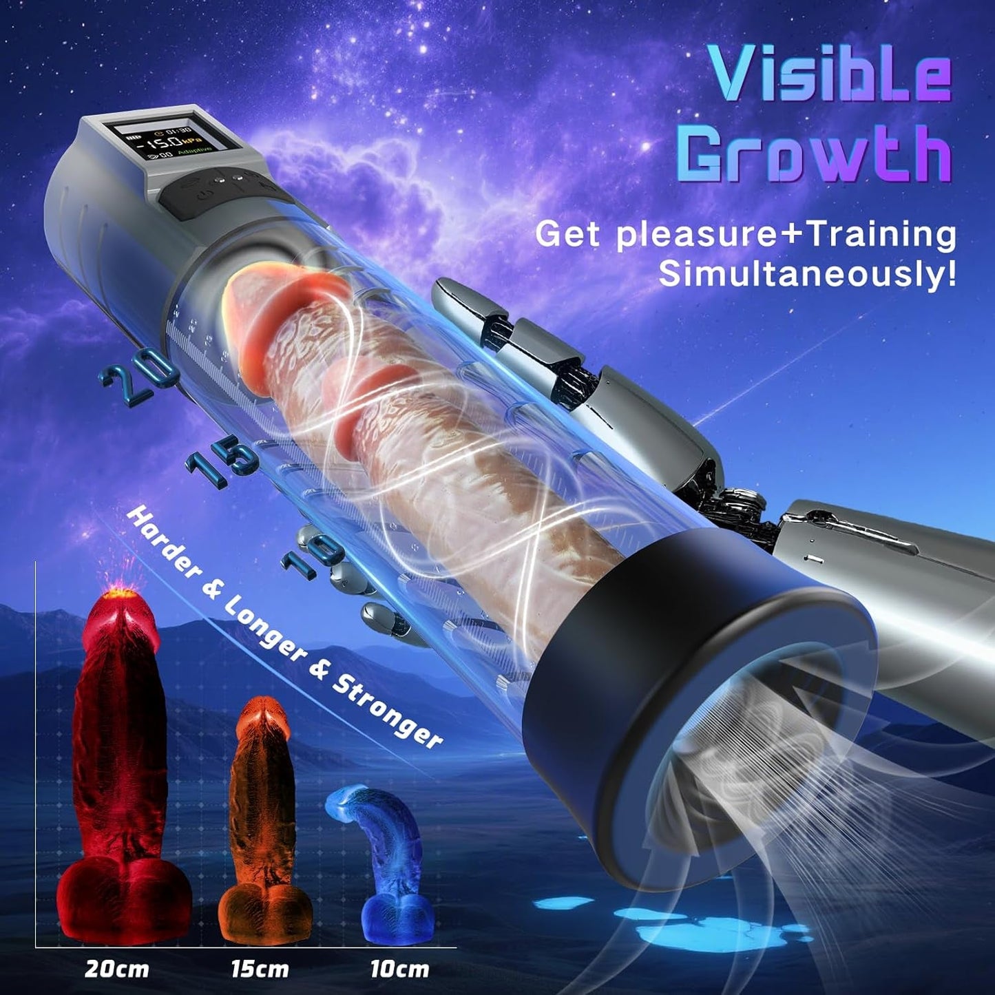 Penis Pump Sex Toys - Pumps & Enlargers Adult Toys Male Sex Toy - Vixen Adult Playroom