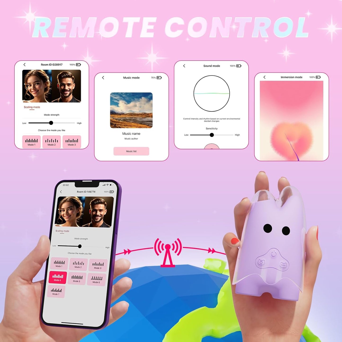 PhantomVibe App - Controlled Clit Suction Vibrator - Vixen | Nova Network