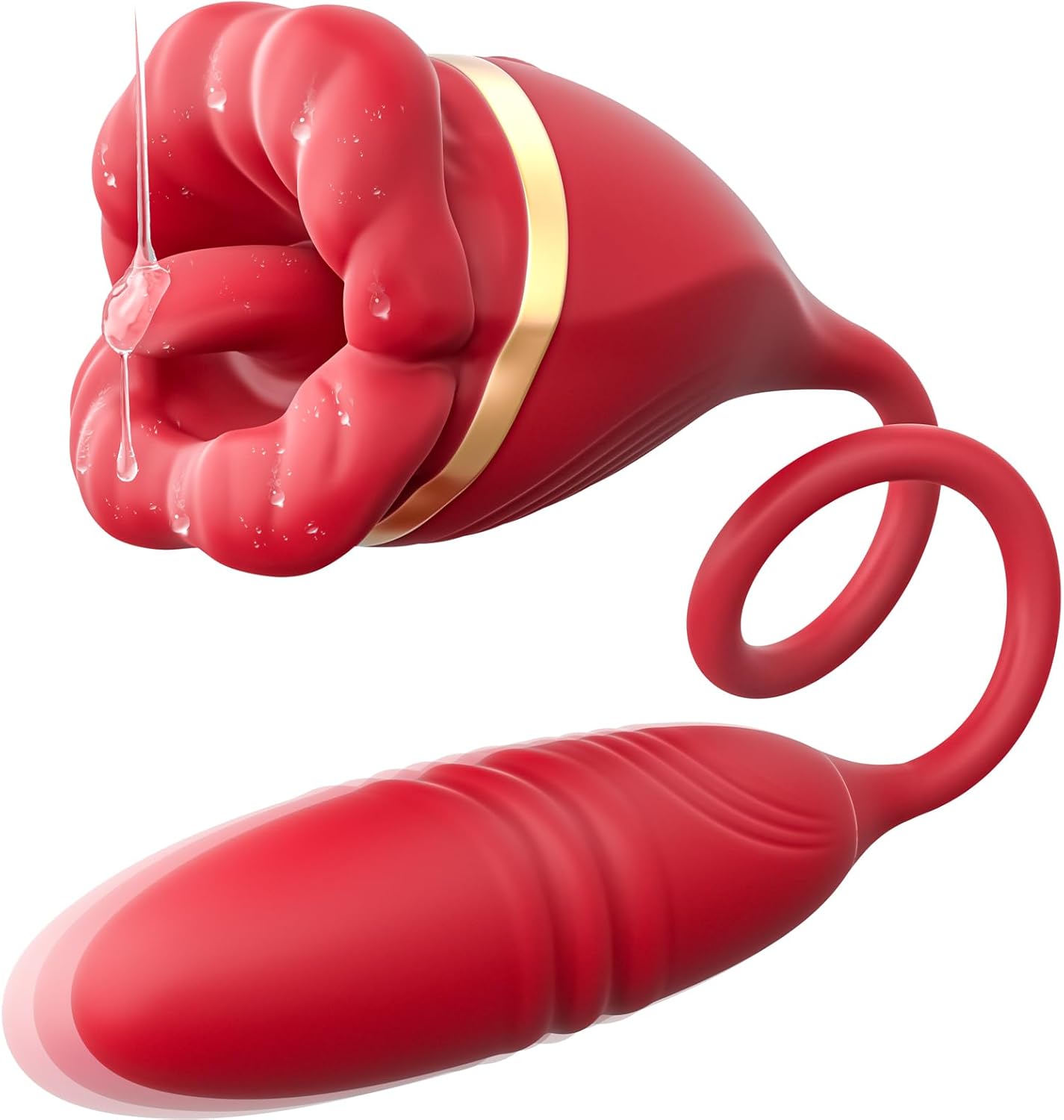 PleasureMax 3 - in - 1 Tongue Vibrator - Vixen | Nova Network