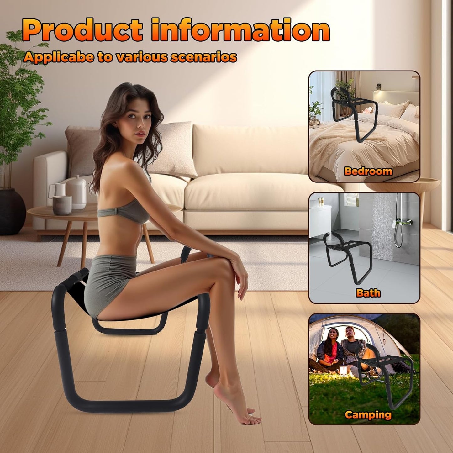 PositionMaster Adjustable Sex Chair for Couples - Vixen | Nova Network