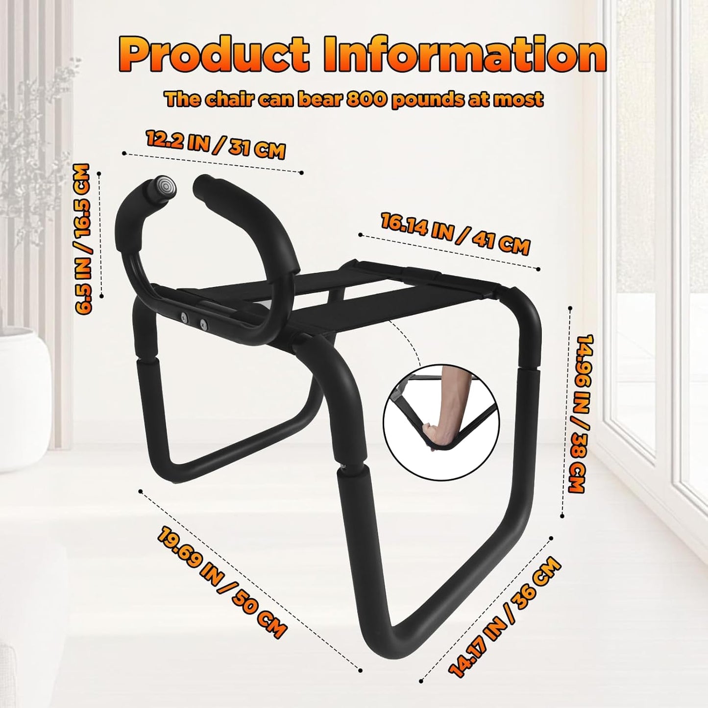 PositionMaster Adjustable Sex Chair for Couples - Vixen | Nova Network
