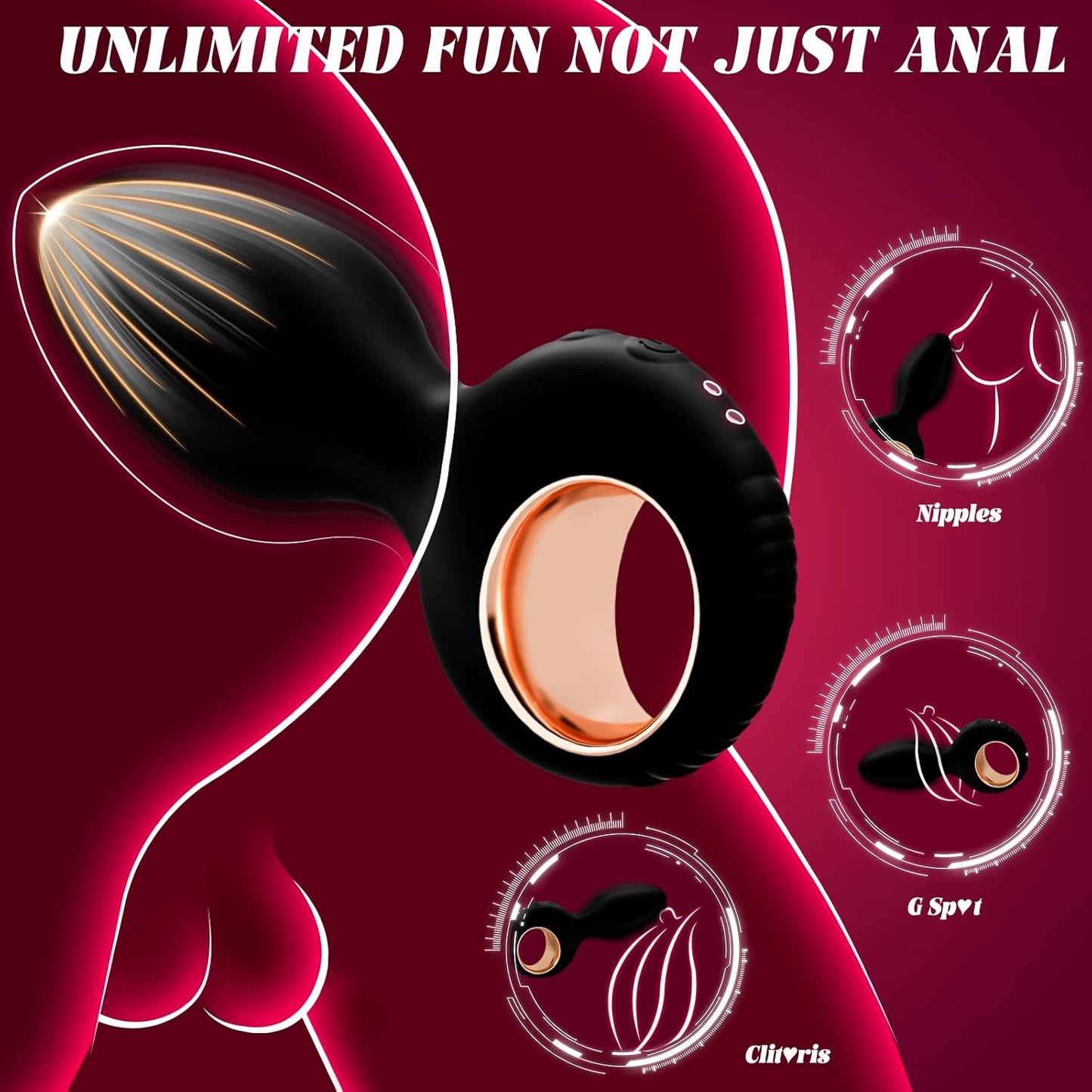 PowerPlug Prostate Vibrator Plug - Vixen | Nova Network