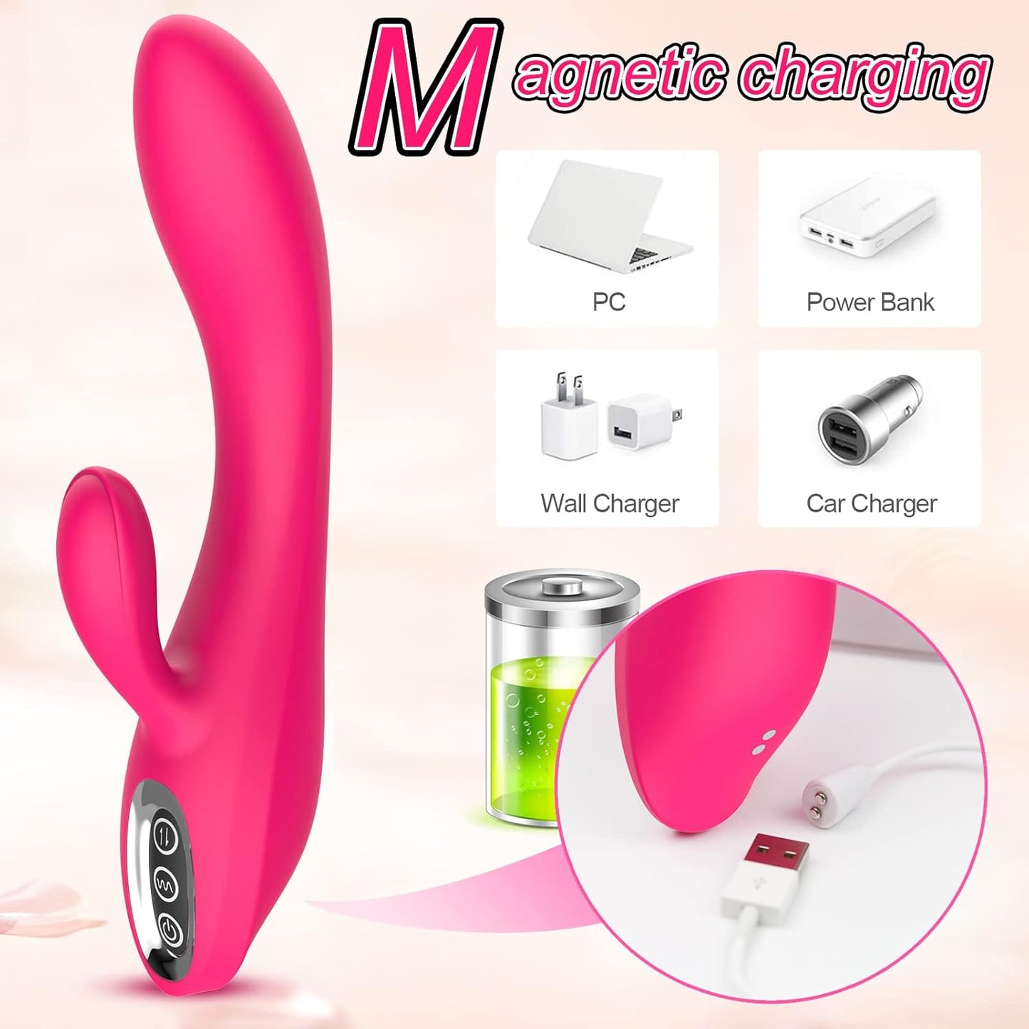 PulseBunny Dual Motor Rabbit Vibrator - Vixen | Nova Network