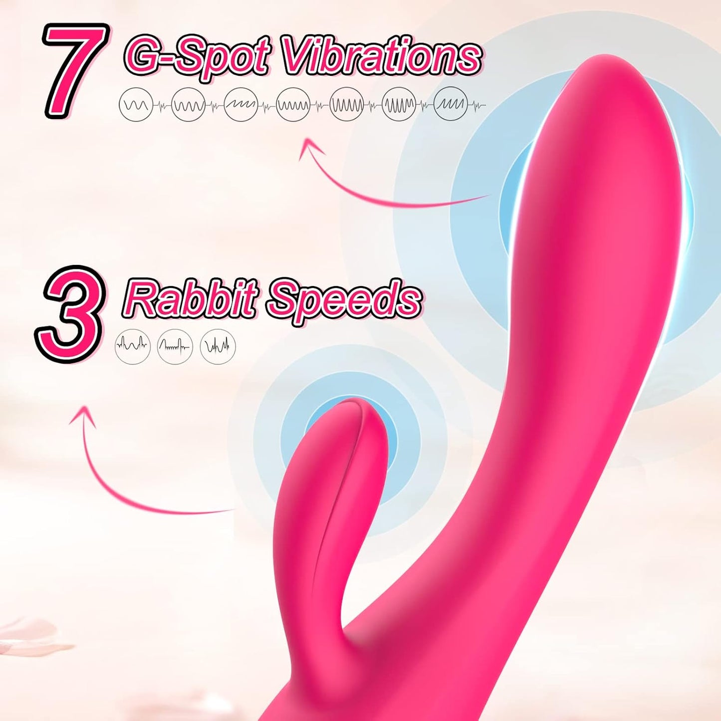 PulseBunny Dual Motor Rabbit Vibrator - Vixen | Nova Network