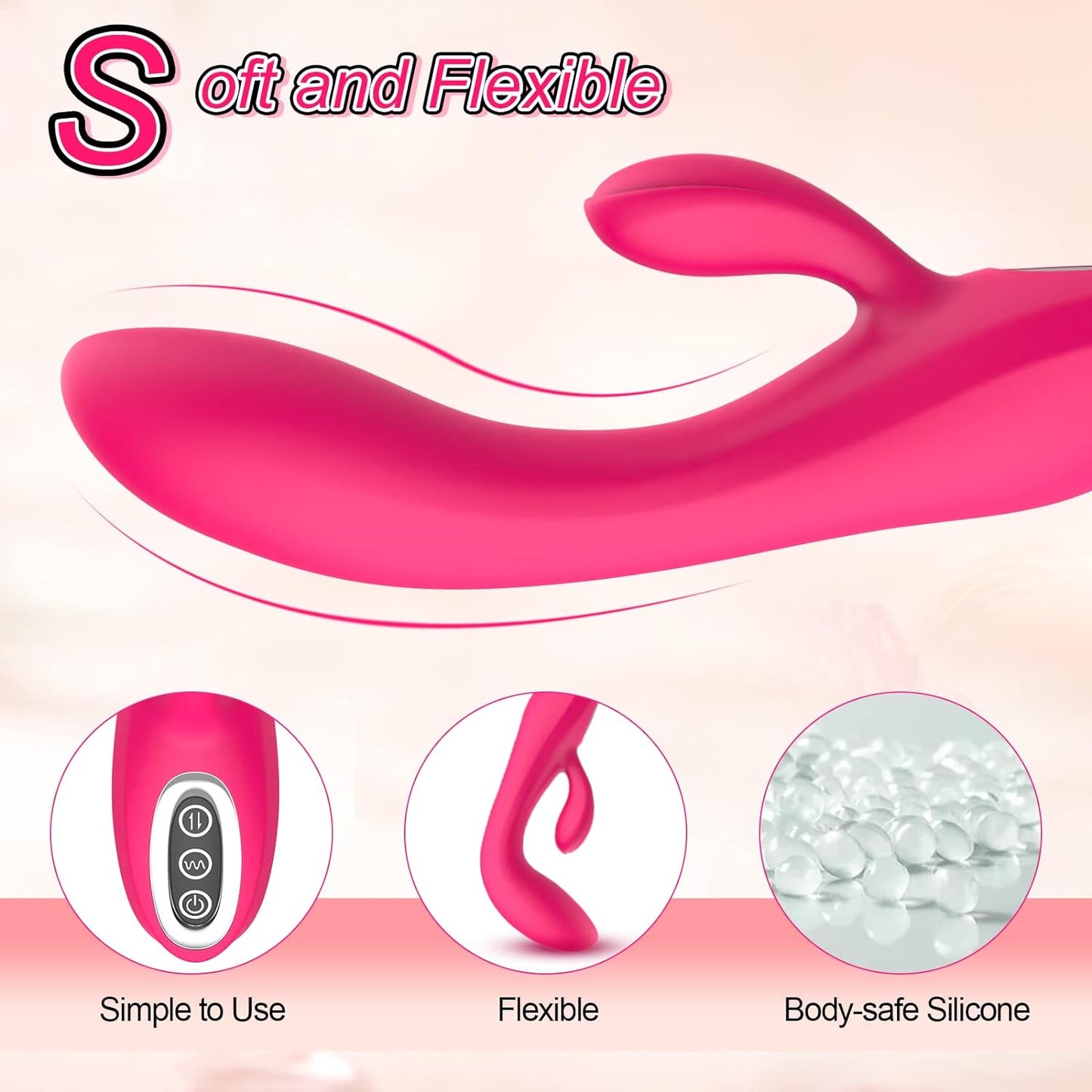 PulseBunny Dual Motor Rabbit Vibrator - Vixen | Nova Network