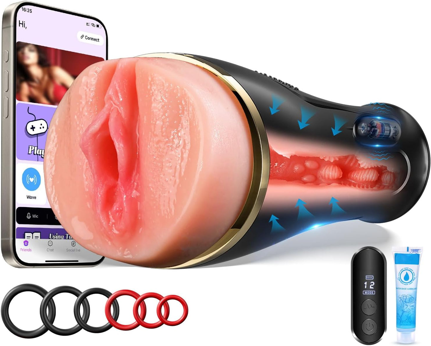 PulseCommand App - Controlled Vibrating Fleshlight - Vixen | Nova Network