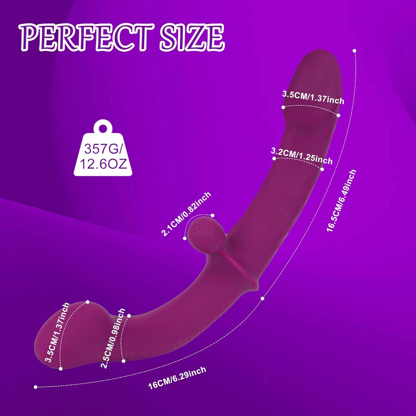 PulseCurve Remote - Controlled Double Dildo - Vixen | Nova Network