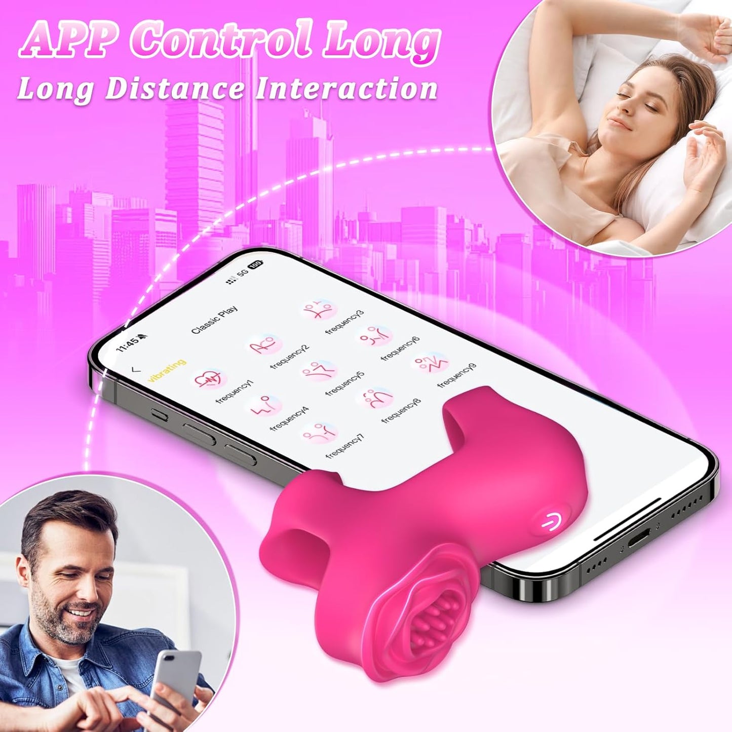 PulseLink App - Controlled Finger Vibrator - Vixen | Nova Network