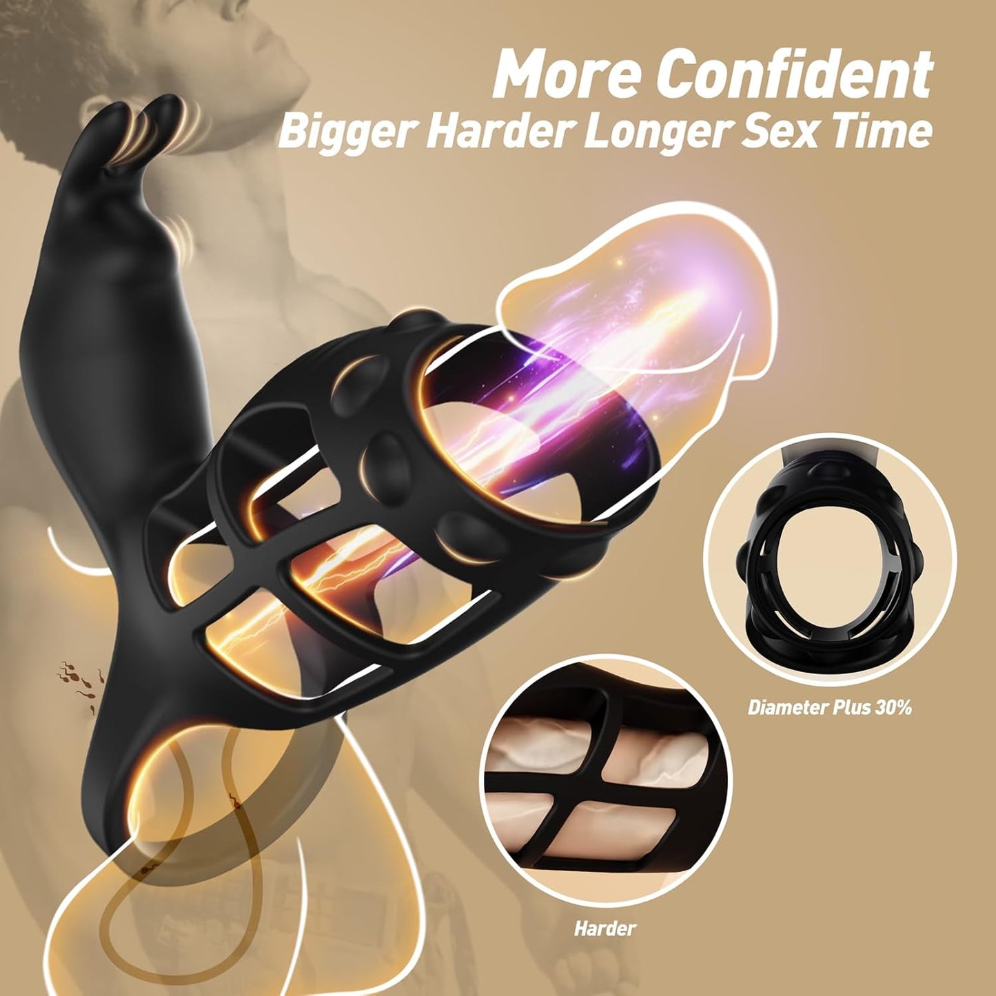PulseLock Dual - Vibe Cock Sleeve - Vixen | Nova Network