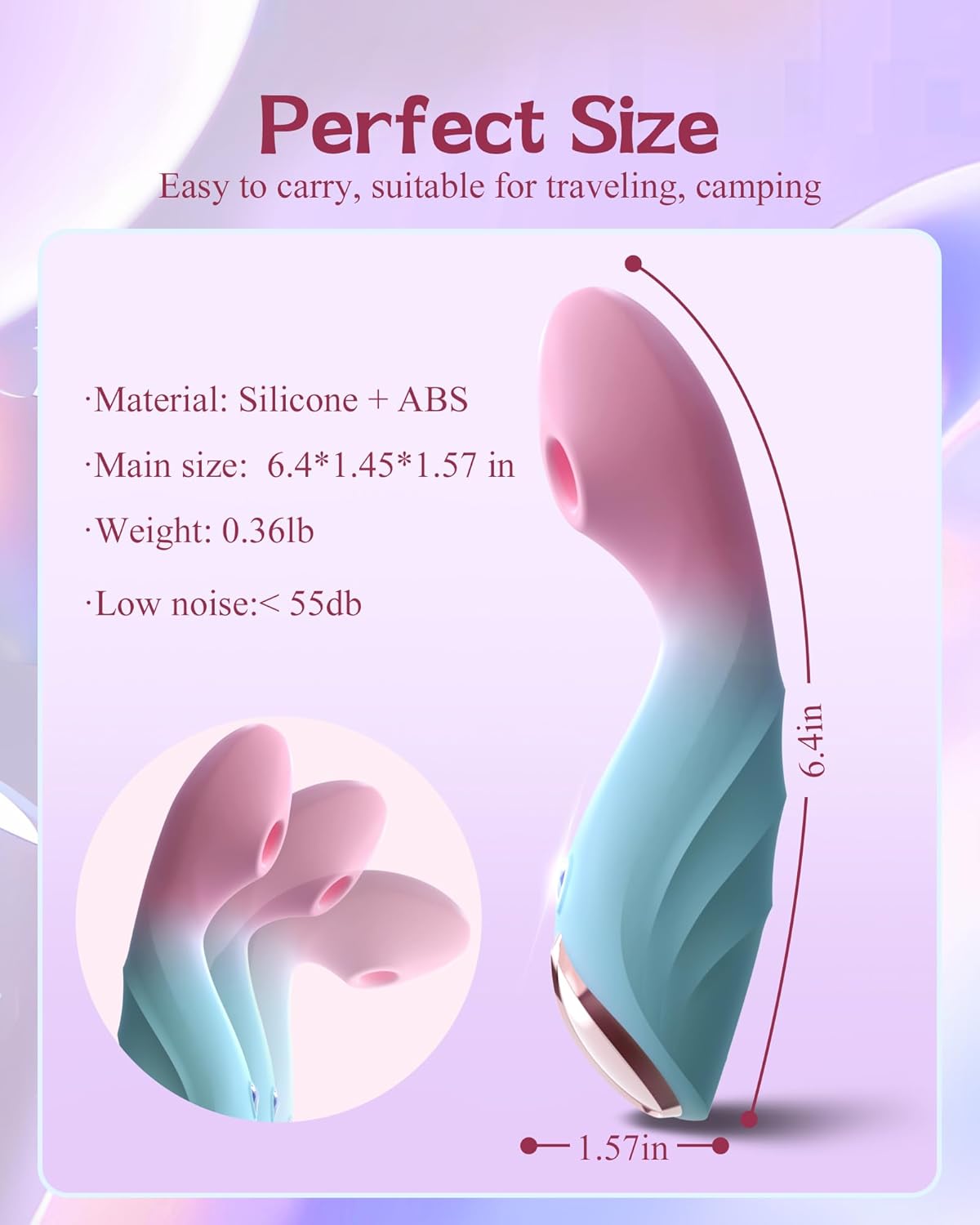 PulsePetal G - Spot & Clit Suction Vibrator - Vixen | Nova Network