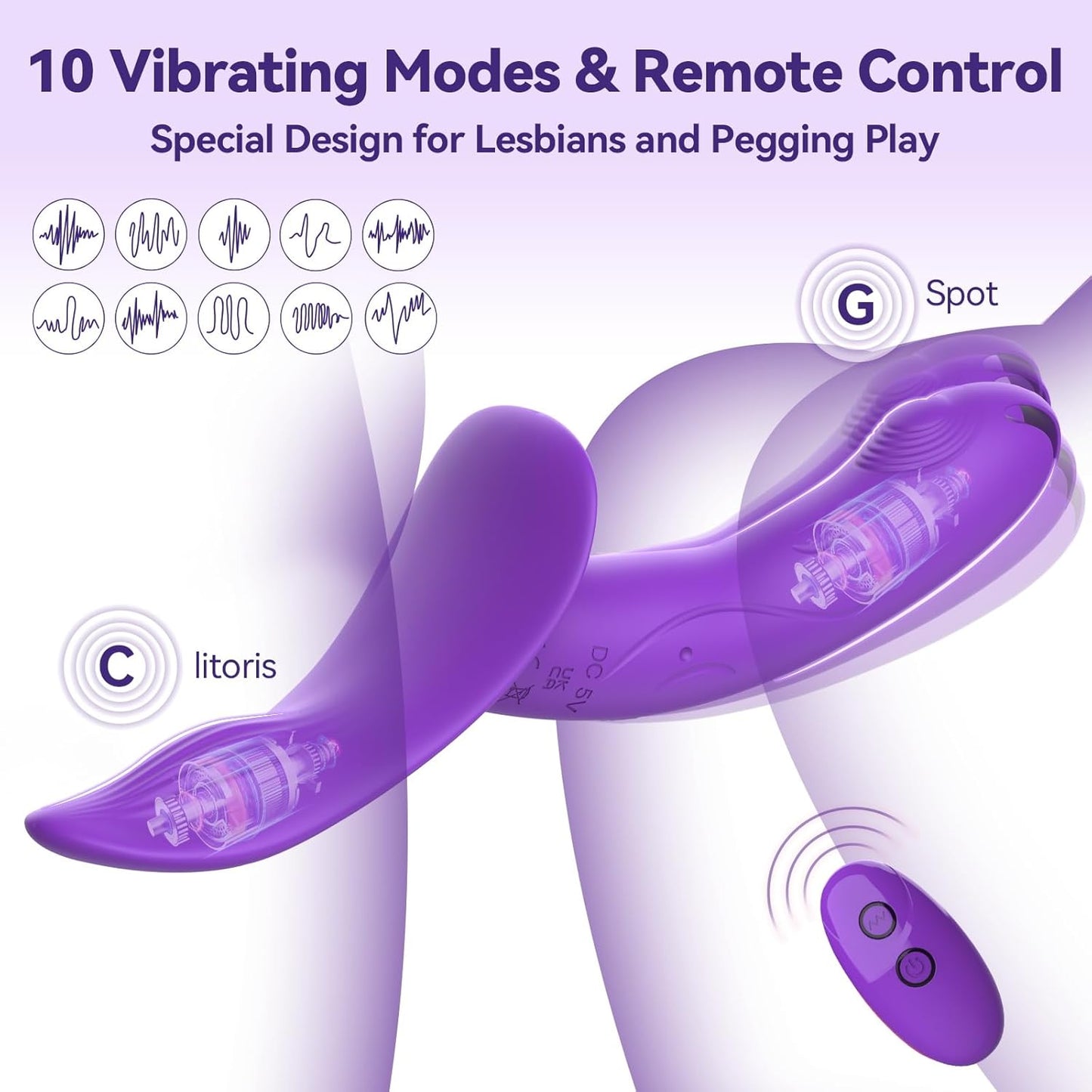 PulseStrap Pegging Vibrating Dildo Strap - On - Vixen | Nova Network