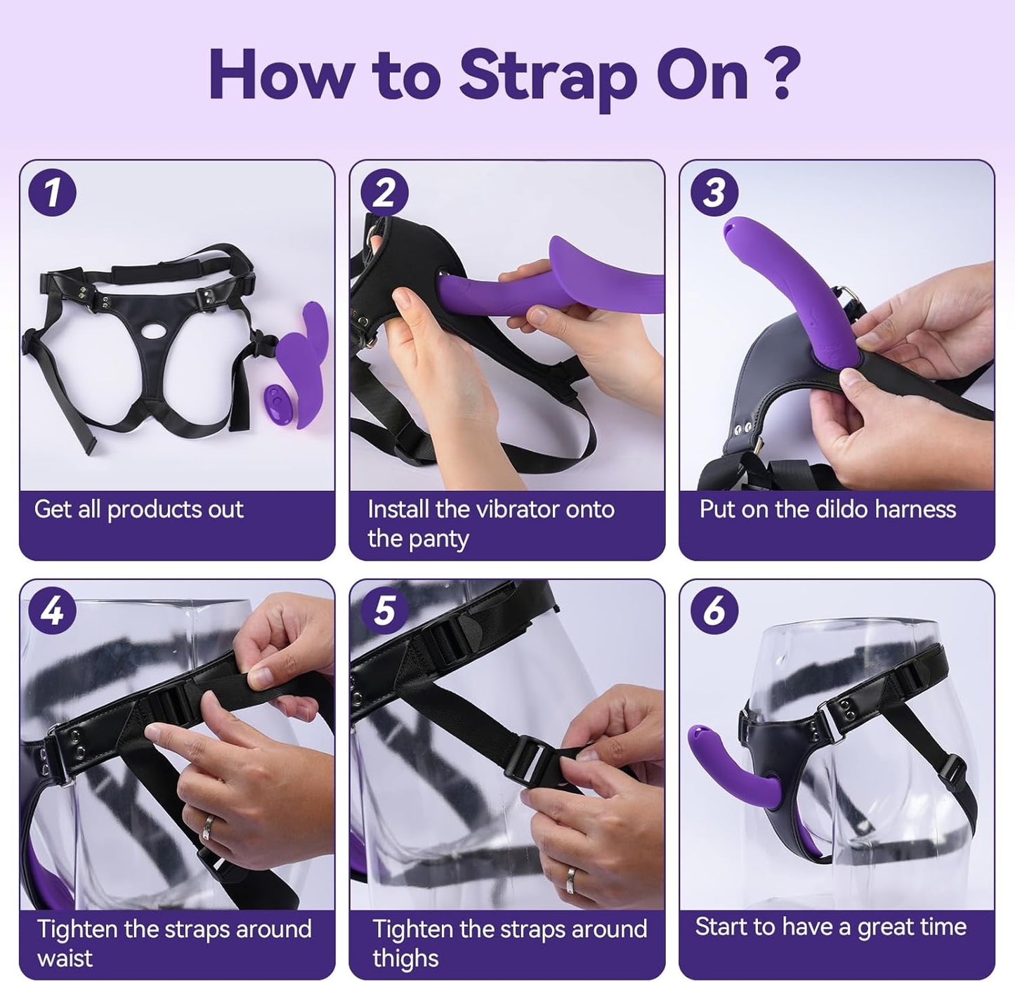 PulseStrap Pegging Vibrating Dildo Strap - On - Vixen | Nova Network