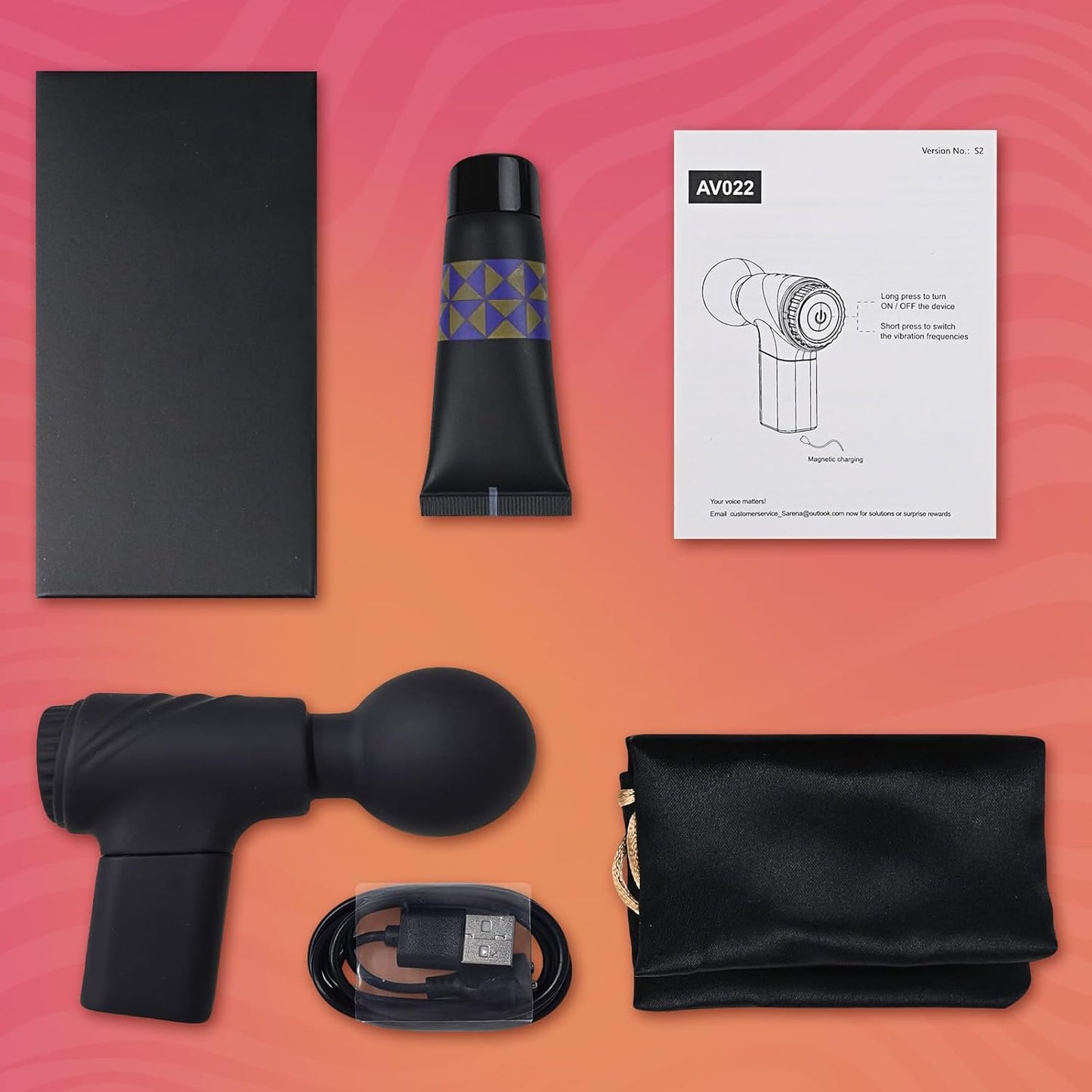 PulseWhisper Mini Wand Vibrator - Vixen | Nova Network