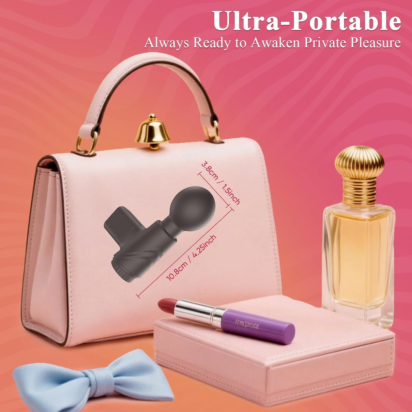 PulseWhisper Mini Wand Vibrator - Vixen | Nova Network