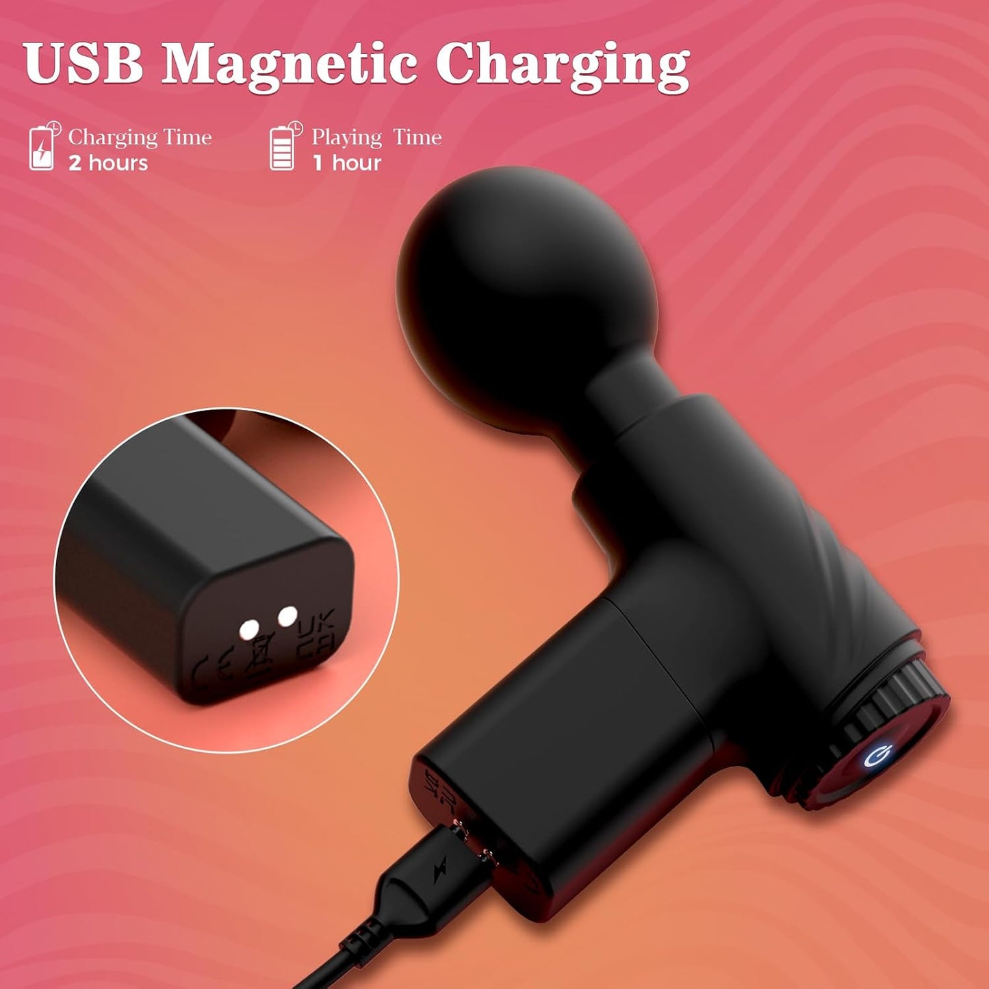 PulseWhisper Mini Wand Vibrator - Vixen | Nova Network