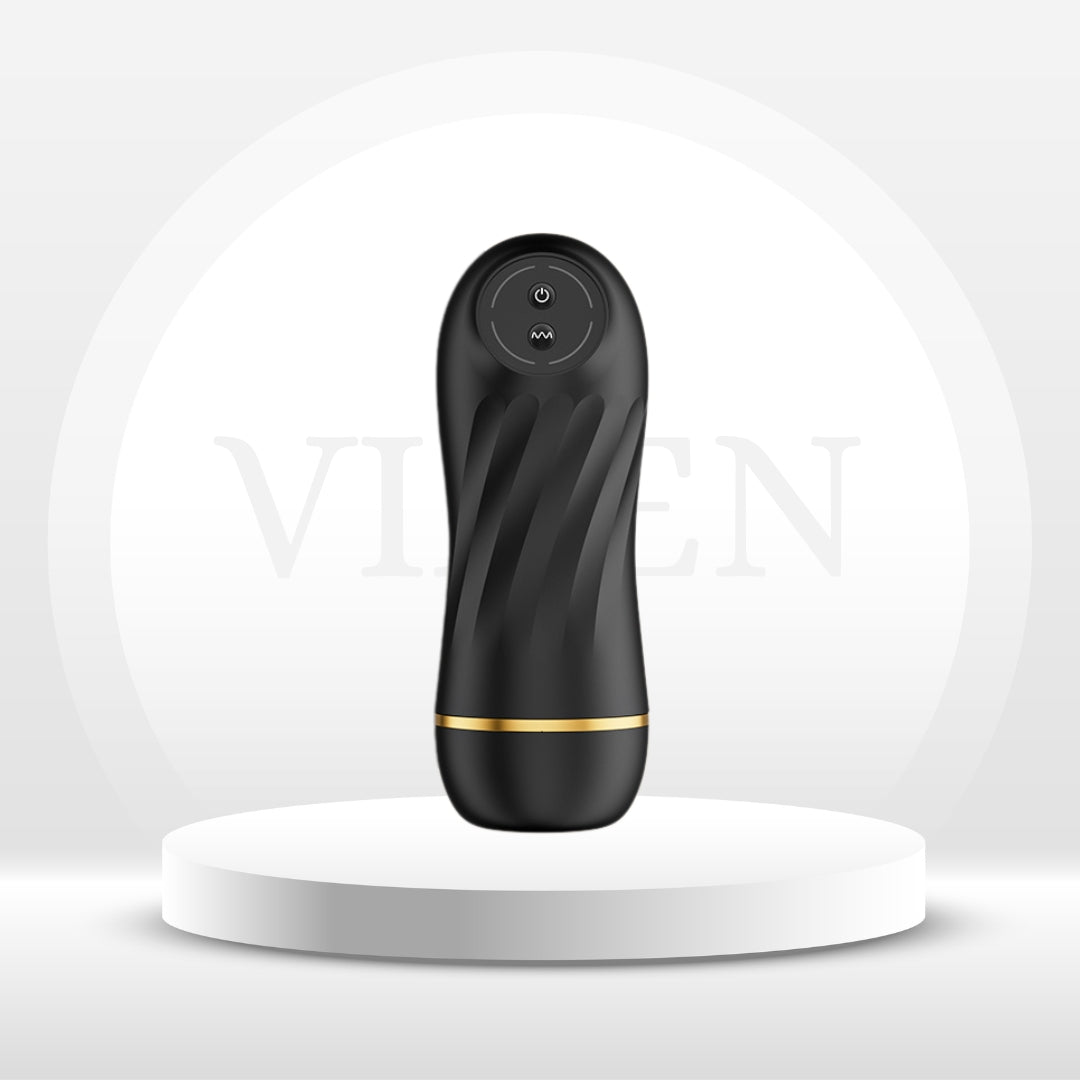 PulseWrap Vibrating Stroker with Cock Ring Trainer - Vixen | Nova Network