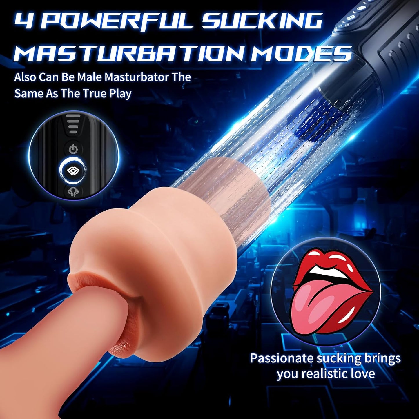 PumpPlay Penis Pump & Mouth Masturbator - Vixen | Nova Network