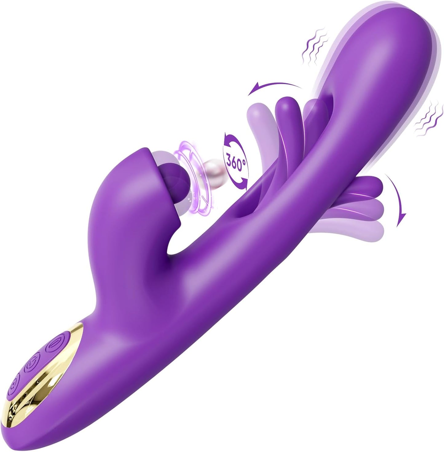 PurpleGlory 3 - in - 1 Flapping Vibrator - Vixen | Nova Network